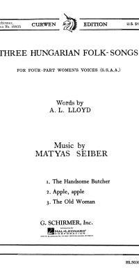 M Seiber: Three Hungarian Folk Songs