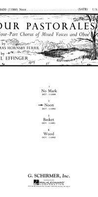 Cecil Effinger: Noon Four Pastorales