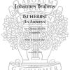 J Brahms: Im Herbst In Autumn