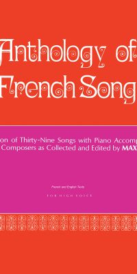 Anthology of Modern French Song