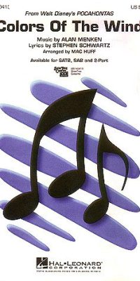 Alan Menken: Colors of the Wind (SATB)