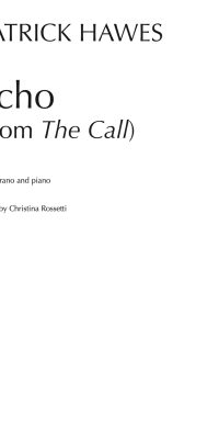 Patrick Hawes: Echo (from The Call)