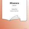 Poss: Miserere (SATB)