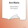 Johannes Brahms: Ave Maria