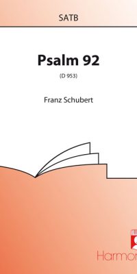 Franz Schubert: Psalm 92 (SATB)
