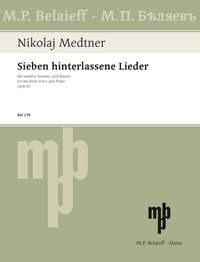 Sieben hinterlassene Lieder op. 61