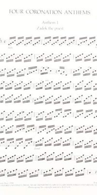 Handel: Four Coronation Anthems