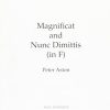 Magnificat and Nunc Dimittis (in F)