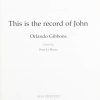 This is the record of John