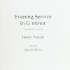 Evening Service in G minor