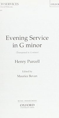 Evening Service in G minor