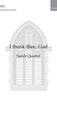 I thank thee God