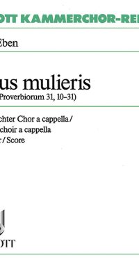Eben: Verba Sapientiae (SATB)