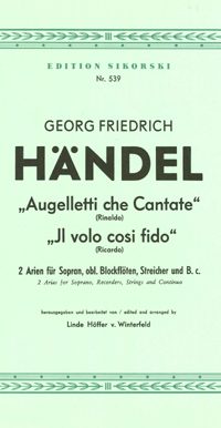 Augeletti, che cantate-ll volo così fido