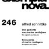 Alfred Schnittke: 3 Gedichte von Marina Zwetajewa