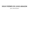 Poulenc: 2 Poemes De Louis Aragon