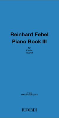 Piano book III