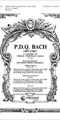 P. D. Q. Bach: Throw The Yule Log On, Uncle John (SSAA)