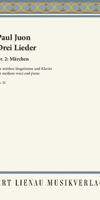 Drei Lieder op. 21